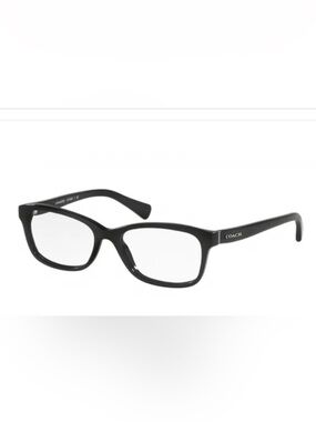 COACH Women's Black Rectangle Eyeglasses HC 6089